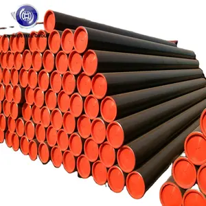 Black Painted and Coated Material Carbon Steel Round Tube and Pipe for Building and Contracting Construction