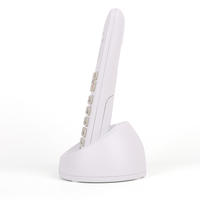 Telepon DECT Nirkabel Set Telepon DECT Tanpa Kabel dengan Konektor RJ11 untuk Kantor