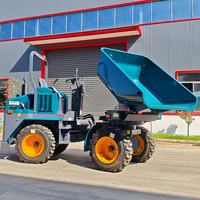 Camion à benne basculante puissant de 3000 kg à moteur diesel, prix d'usine, avec une grande capacité de benne, mini chargeur à benne basculante, tracteur