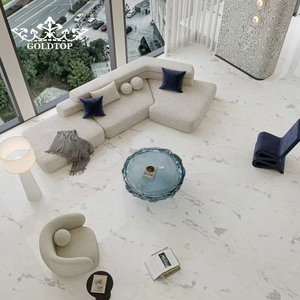 Mármol Blanco Goldtop Grand, Losas de Piedra Natural Impermeables y Pulimentadas, Encimeras, Cubiertas para Baños, Baldosas para Pisos, Mesas de Comedor, Hoteles - Product Image 5