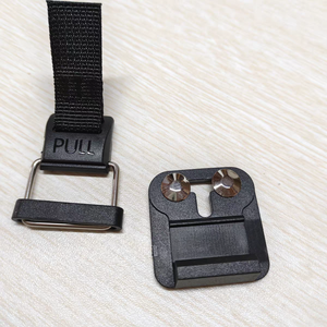 सामरिक बैकपैक बेल्ट बैग वेबबिंग प्लास्टिक समायोज्य त्वरित-रिलीज 25 मिमी काला चुंबक स्व-प्रिमिंग बकल - Product Image 5