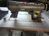 Japon utilisé chanteur 457 zigzag machine à coudre d'occasion vêtements machines maquina de coser usada reconditionné tomsewing