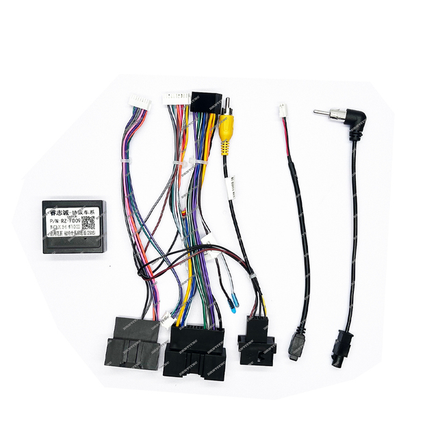 Android Car Radio Stereo Head Unit DVD Player Canbus Automobile Wire Harness Connector DSP Amplifier for Ford Fiesta Focus