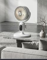 Ventilateur de circulation d'air portable avec télécommande, moteur sans balais puissant, différentes vitesses de vent pour bureau, chambre et salle d'étude