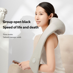 Venta al por mayor de productos de masaje portátil multifuncional eléctrico tejido profundo amasado hombro y cuello masajeador con calor - Product Image 4