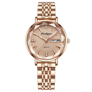 Drioshipping Luxury Business Fashion Waterproof Quartz <b>Watch</b> Stainless Steel Band Alloy Case <b>Glass</b> Dial Window Pointer Ronda - Product Image 3