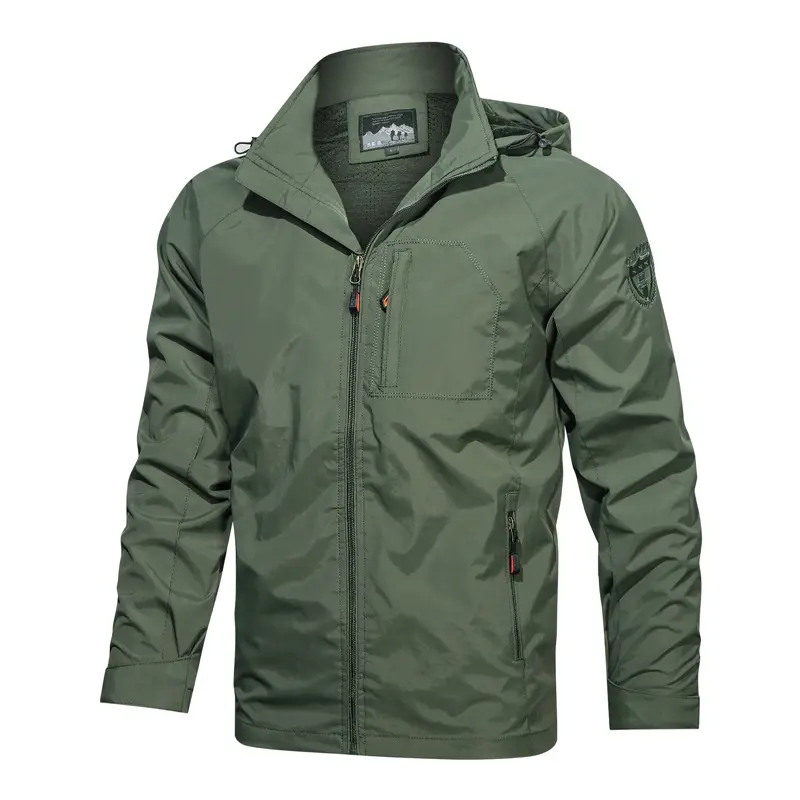 Mens Removable Hood Jacket