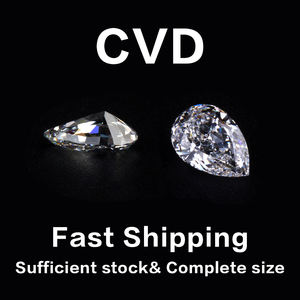 Jiangyuan toptan DEF renk VS netlik Lab oluşturulan armut gevşek yüksek kalite Lab yetiştirilen Diamonds: VS1 F renk Lab yetiştirilen Diamonds - Product Image 2