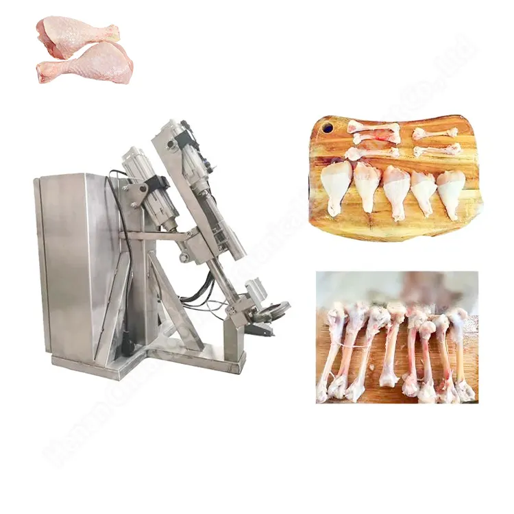 Separador de huesos y carne de pollo, máquina de deshuesado automático para muslo de pollo, removedor de deshuesador de muslo de pollo