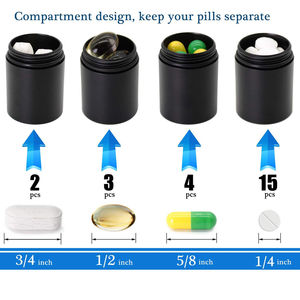 Kits de supervivencia de emergencia al aire libre, caja seca de aleación de aluminio, suplemento de pastillas selladas - Product Image 5