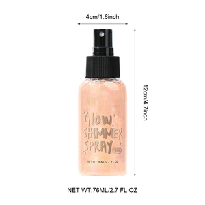 <span class=keywords><strong>Spray</strong></span> illuminateur liquide en gros, brume scintillante pour le visage et le corps, éclat illuminant, fabricant de cosmétiques OEM en marque privée - Product Image 5