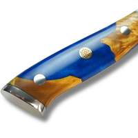 Couteau de Chef Professionnel de Luxe Moderne, Lame Damas VG10, Dureté 60 HRC, Super Affûté, Qualité Supérieure, 9 Pouces