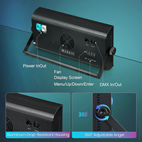 Projecteur professionnel 8+8 Strobe 960 LED 3 couleurs Marquee + Color Wash + Burst Strobe DMX512 / Son actif