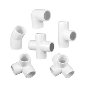 PN16 kaus silang UPVC PVC tekanan tinggi ringan 1 "<span class=keywords><strong>2</strong></span>" perlengkapan pipa pemipaan tahan lama 6mm pemrosesan cetakan - Product Image 2