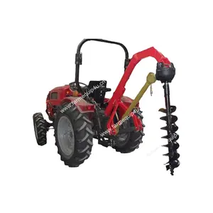 heavy duty farm machinery tractor 3-point Post hole digger with different size drills