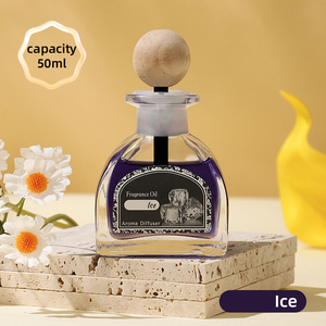 Accesorios de fragancia para coche decoración de interiores juguetes <span class=keywords><strong>Perfume</strong></span> 50ml ambientador botella de vidrio líquido para salpicadero de coche - Product Image 1