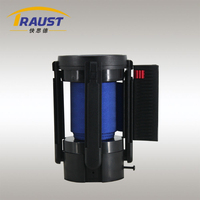 Barrière de ceinture en plastique rétractable Traust Stanchion Cassette Foule Contrôle Queue Post
