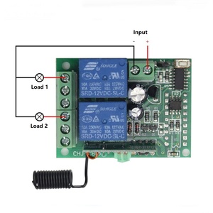 DC12V <span class=keywords><strong>2</strong></span>-Kanal-Kit für drahtlose Fernbedienung und Empfänger Mini-Fernbedienung schalter mit zwei Tasten - Product Image 4