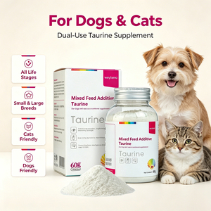Suplementos de Salud para Mascotas Waylemo, Taurina en Polvo para <span class=keywords><strong>Perros</strong></span> y Gatos, Vitaminas para la Salud de Ojos, Corazón y Cerebro con Vitamina <span class=keywords><strong>B</strong></span>, Sabor a Pollo - Product Image 6