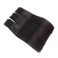 Extensions de cheveux indiens Remy en gros, 100 % naturels, vierges, en vrac, tressés, avec kératine alignée, fixation micro-anneaux