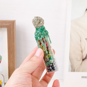 ขวดคริ<span class=keywords><strong>ส</strong></span>ตัลไพไรต์ทำมือขายส่ง ขวดเวทมนตร์วิคคา<span class=keywords><strong>ส</strong></span>ำหรับการ<span class=keywords><strong>ส</strong></span>ร้าง<span class=keywords><strong>ส</strong></span>รรค์ความปรารถนาและความเยียวยาทางจิตวิญญาณ - Product Image 6