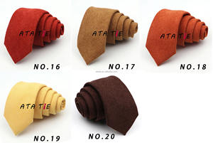 Corbata de Gamuza Suave y Mullida de Color Sólido <span class=keywords><strong>para</strong></span> Hombre, Colorida en Rojo, Azul, Gris, Verde, de Algodón de 7cm <span class=keywords><strong>para</strong></span> Fiesta Formal, Boda, Novio, <span class=keywords><strong>Bonito</strong></span> <span class=keywords><strong>Regalo</strong></span> - Product Image 5