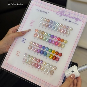 Buse Color Nouveau Kit de Vernis à Ongles Gel UV LED <span class=keywords><strong>Effet</strong></span> Œil de Chat 40 Couleurs Imperméable 15ml DIY pour Usage en Salon - Product Image 6