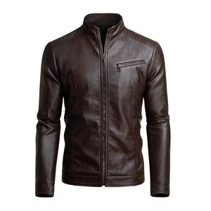 Veste en cuir pour homme de la meilleure qualité pour l'automne et l'hiver Veste taille XL en peau de vache chauffante confortable pour homme - Product Image 6