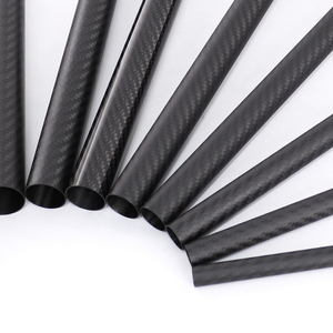 Tubo Cavo in Fibra di Carbonio 3K Twill di Alta Qualità, Diametro e Lunghezza Personalizzabili per Palo Telescopico Tenda, Accessorio per Tendalino Marino - Product Image 3
