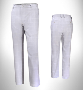 Men's Quick Dry Pants & <b>Trousers</b> Compression Designer Fashion Sports <b>Plaid</b> Pants Khaki Chinos Work Two Piece Pants Set - Product Image 4