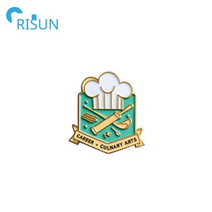 Fabricación de Metal Esmalte personalizado Carrera Artes culinarias Premio Pin de solapa Cocinar Chef Esmalte Pin Insignia Pin culinario personalizado - Product Image 6