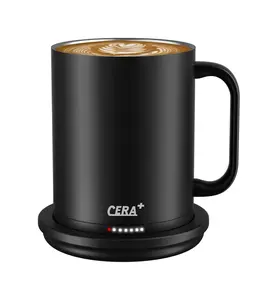 The temperature-controlled smart mug can be operated by connecting to a Bluetooth APP smart mug