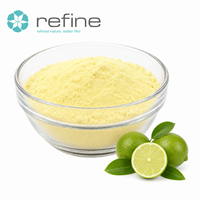 Poudre d'extrait de fruit de citron vert de qualité alimentaire, approvisionnement direct usine, 10:1, en vrac, conditionnement en bouteilles de 1 kg et fûts de 25 kg