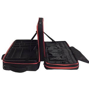 Sac à dos professionnel pour barbier, grande capacité, sac à outils pour <span class=keywords><strong>coiffeur</strong></span> avec 6 emplacements pour tondeuses, 8 supports pour ciseaux, pour barbiers mobiles - Product Image 3