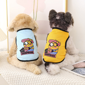 Gilet imprimé Minion pour chien et chat, en polyester respirant, plusieurs couleurs, à porter en été, printemps et automne - Product Image 2