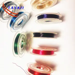 Manufacture Enamel Copper Wire AWG 42 Guitar Pickup Winding Wire Heating Insulated Wire Silver Heating Glass Provided Solid