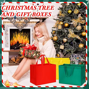 Tùy Chỉnh In Ấn Logo Giáng Sinh Không Dệt Túi Có Thể Gập Lại Công Suất Lớn Grocey Không Dệt Vải Siêu Thị Mua Sắm Túi - Product Image 6