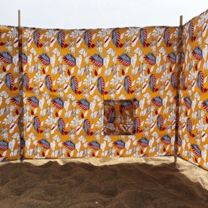 Barreras <span class=keywords><strong>de</strong></span> Viento Plegables <span class=keywords><strong>de</strong></span> <span class=keywords><strong>Madera</strong></span> <span class=keywords><strong>de</strong></span> 5 <span class=keywords><strong>Metros</strong></span> para Acampar al Aire Libre, Protección Solar, Cortavientos <span class=keywords><strong>de</strong></span> Playa, <span class=keywords><strong>3</strong></span> Secciones - Product Image 2