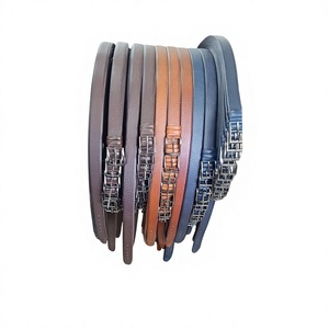 Ceintures en cuir de vache véritable avec boucle en acier inoxydable, impression de logo de marque personnalisée, qualité supérieure, ceinture formelle pour homme, prix avantageux - Product Image 3