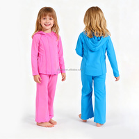 Ensemble de yoga pour filles, pantalon évasé à bord festonné, vêtements de sport pour enfants, tenue de sport deux pièces respirante et très extensible, vêtements doux