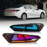 Ensemble de feux arrière LED RGB avec commande par application, feux de freinage modifiés pour Toyota Camry 8ème génération 2018-2024