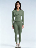 YIMO Vêtements de sport pour femme, logo personnalisable, pantalon de jogging extensible en spandex/polyester, anti-transpiration, pour la gym et le fitness