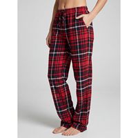 Pantalones de pijama de franela para mujer FOXA, pantalones de descanso a cuadros suaves con cordón y bolsillos, ropa de dormir cómoda para mujer