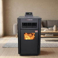 Poêle à granulés de bois le plus vendu, foyer multifuel à bois, chauffage autonome d'intérieur pour hôtel