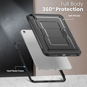 Funda rígida de nuevo diseño para <span class=keywords><strong>iPad</strong></span> 10th 10,9 2022 <span class=keywords><strong>A2696</strong></span>, funda para tableta con cinturón de hombro y soporte giratorio plegado fuerte - Product Image 3