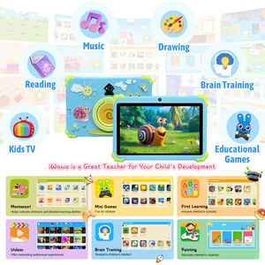 Máy ảnh kép 7 inch máy tính bảng trẻ em máy tính giải trí học tập tất cả trong một <span class=keywords><strong>3D</strong></span> màu xanh/Hồng Dung lượng bộ nhớ 2GB Mới - Product Image 4