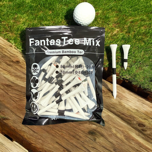 Premium 30 Bamboo Golf Tees Calidad garantizada Tiempo de producción rápido Precio de fábrica competitivo Estándares de exportación globales - Product Image 3