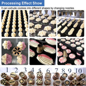 Il biscotto della pasta della pressa automatica a tre colori di piccola dimensione elettrica della forma del biscotto del soffio fa la macchina - Product Image 5