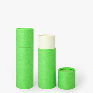 Boîte à parfum en carton recyclable personnalisée Tubes d'emballage en papier de baume huile essentielle cosmétique verte pour les soins de la peau - Product Image 1