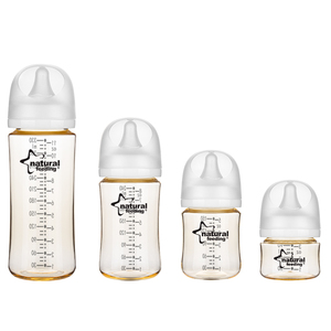 Bình sữa trẻ em cổ rộng chống đầy hơi hình tròn chất liệu PPSU giá xuất xưởng - Product Image 2